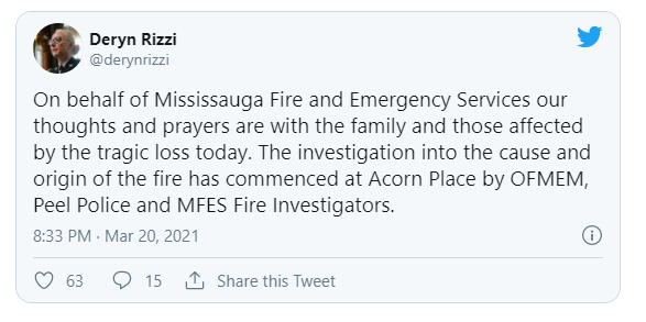One Person Found Dead Following Apartment Fire in Mississauga Blogs